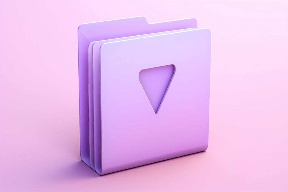 Folder circle purple violet.