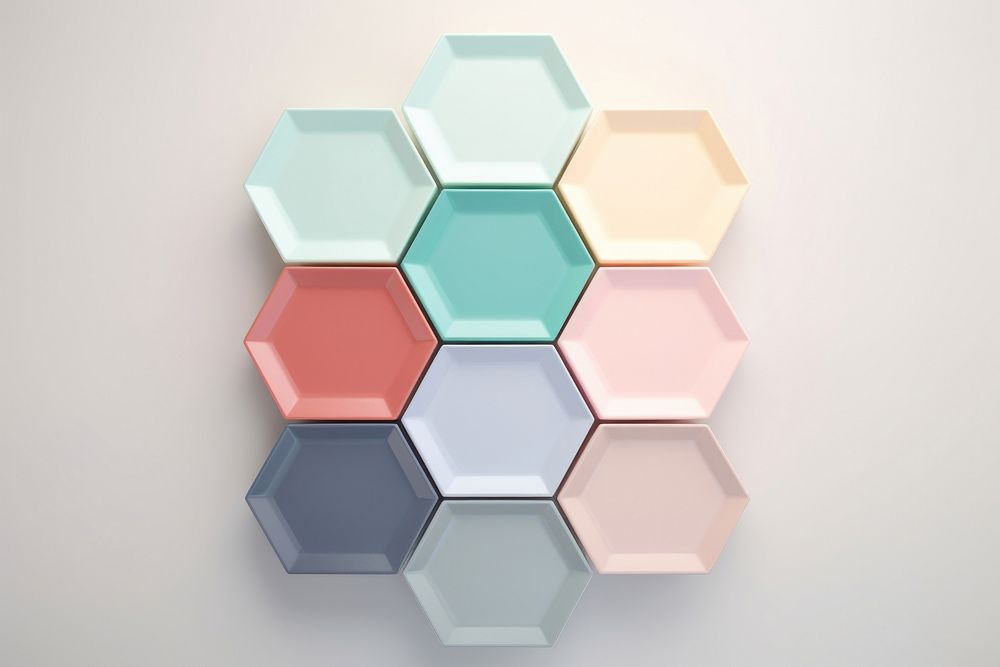 Hexagon technology variation honeycomb.