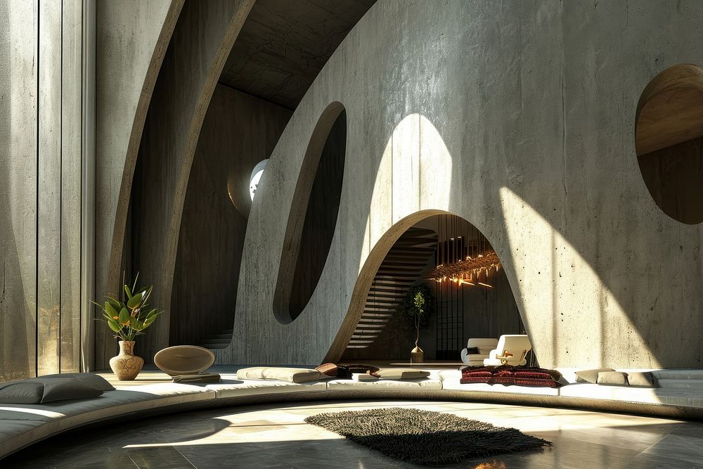 Conceptual abstract design interior architecture Free Photo rawpixel