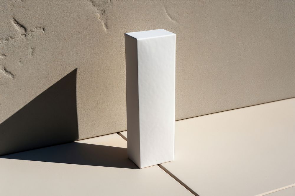 Candle packaging  architecture shadow white.