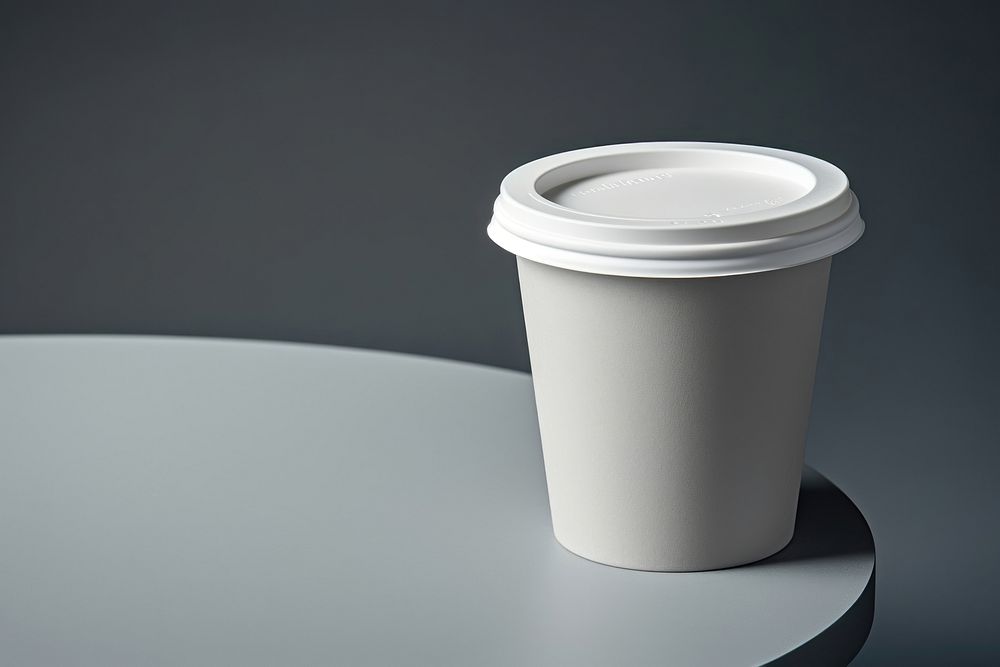 Coffee cup holder mockup lighting mug refreshment.