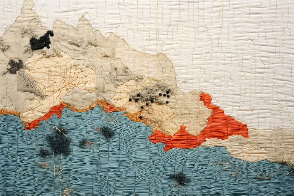 Archipelago textile map backgrounds.