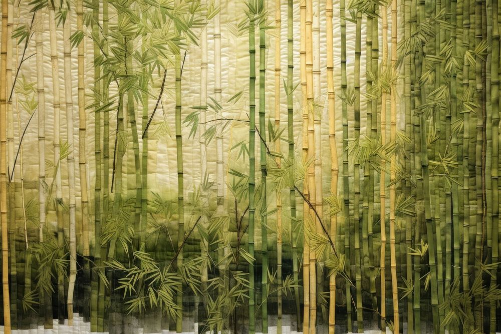 Bamboo grove vegetation outdoors nature.