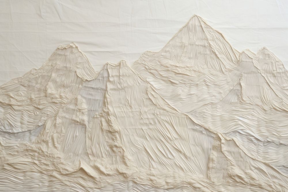 Mountain peak landscape textile texture.