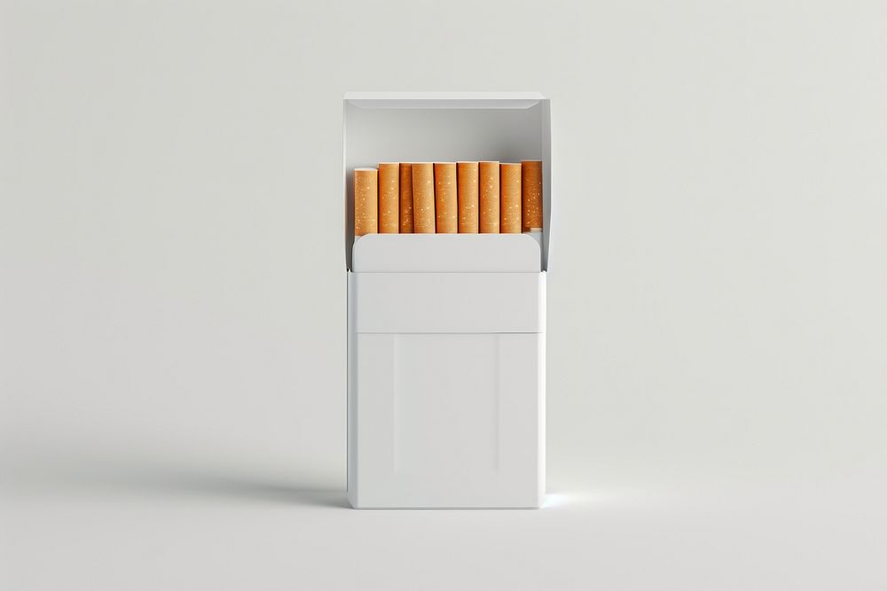 Cigarettes package packaging  studio shot still life letterbox.