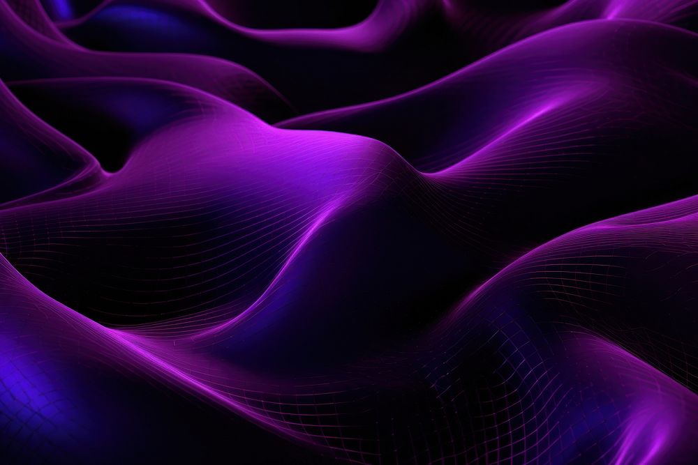 Abstract digital mesh purple pattern black. AI generated Image by rawpixel.