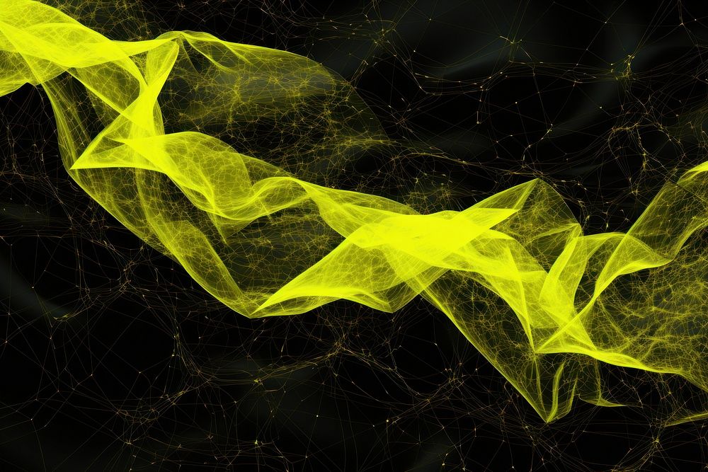 Abstract digital mesh pattern yellow green. 