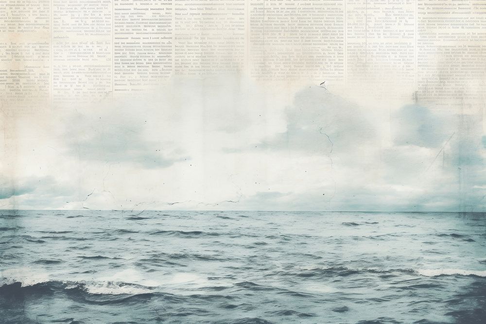Ocean backgrounds newspaper nature.