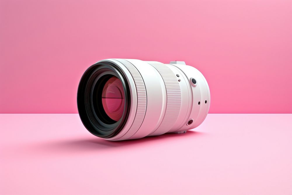 Magazine photography camera pink.