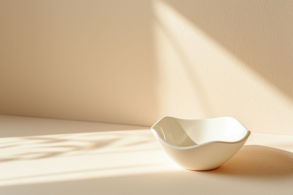 Lighting shadow bowl simplicity.