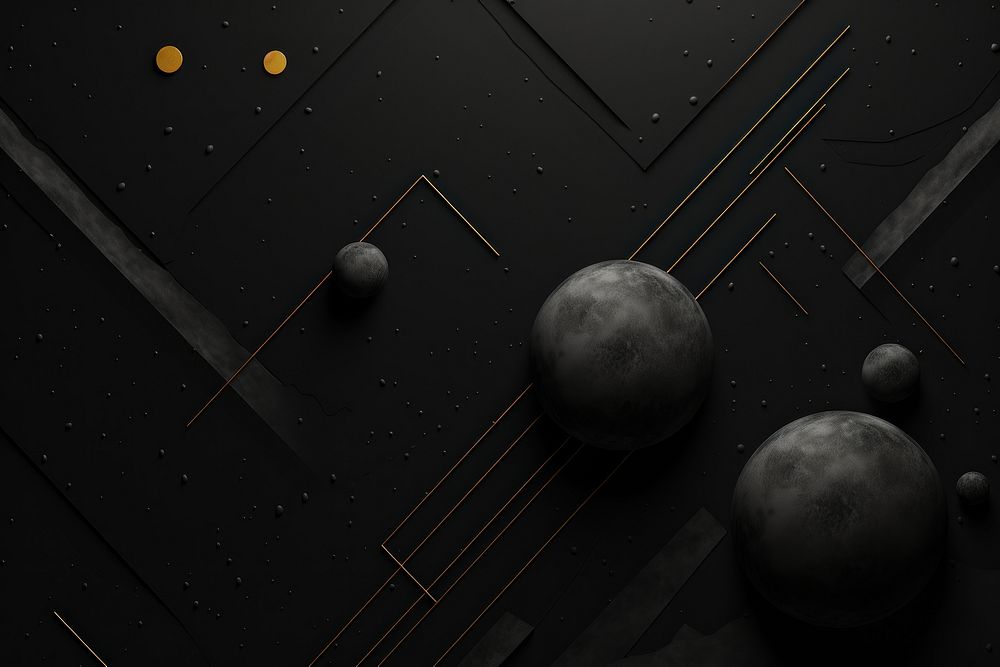 Memphis design of minimal black marble background astronomy cricket sports.