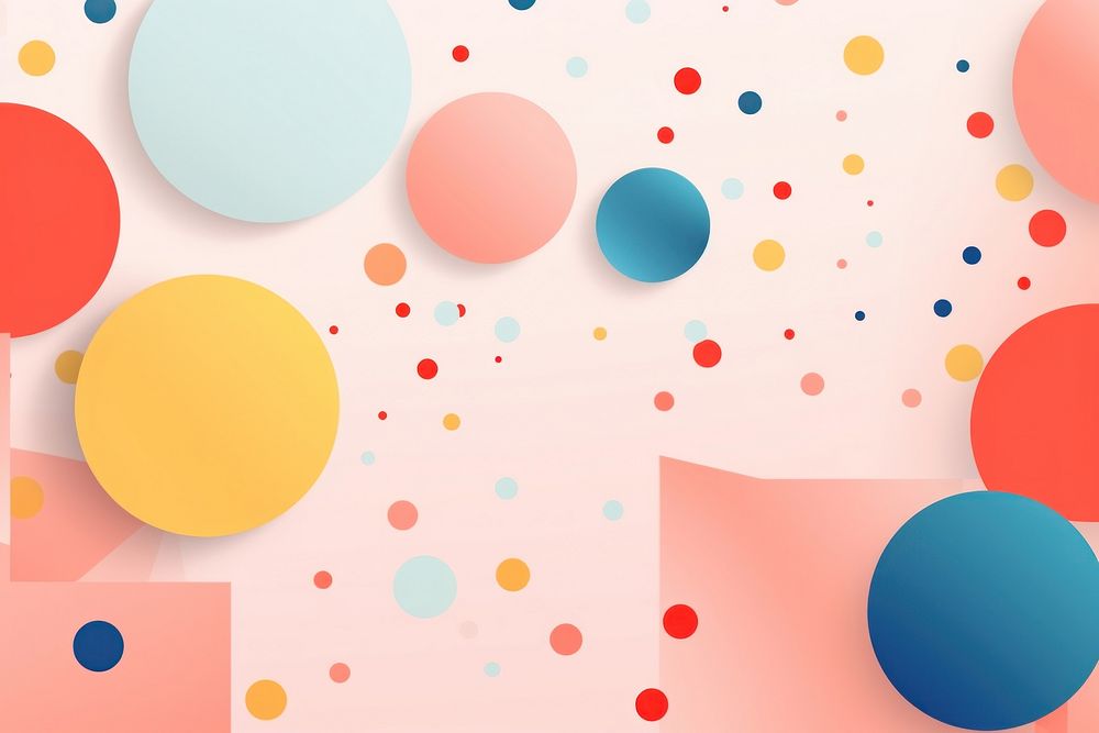 Memphis design of minimal pastel background art confetti graphics.