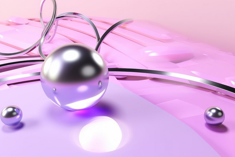  Abstract background jewelry sphere purple. AI generated Image by rawpixel.
