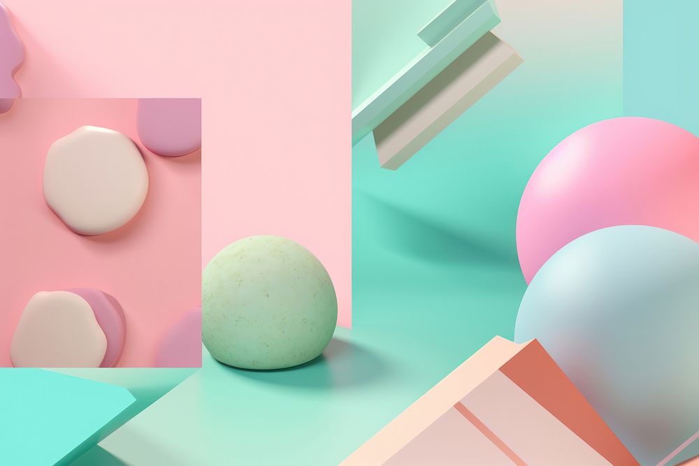  Abstract background egg confectionery balloon. AI generated Image by rawpixel.