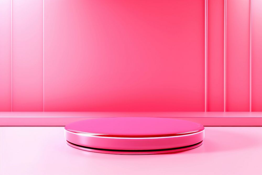 Pink neon background cosmetics absence indoors.