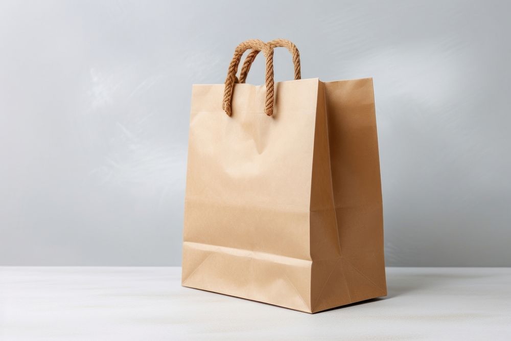 Kraft paper bakery bag  handbag accessories container.