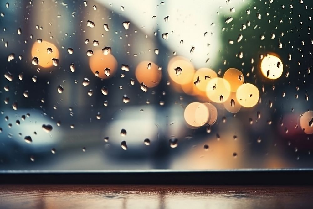 Background with rain drops backgrounds window condensation.