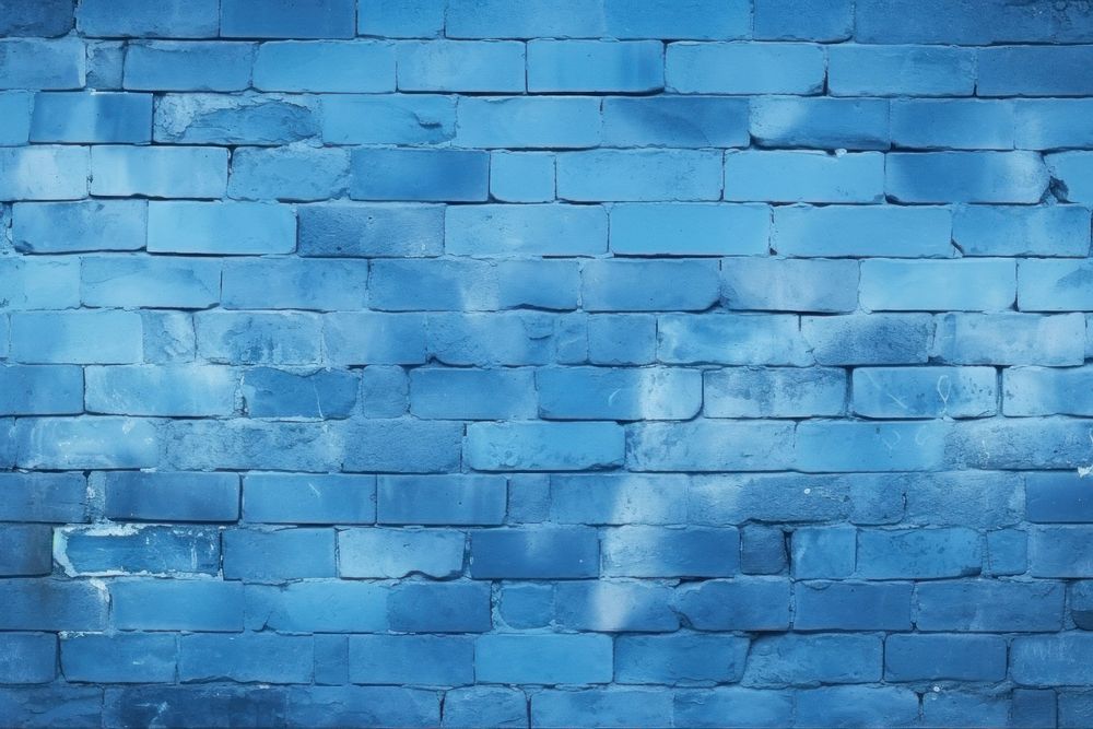Blue brick wall background architecture backgrounds repetition.