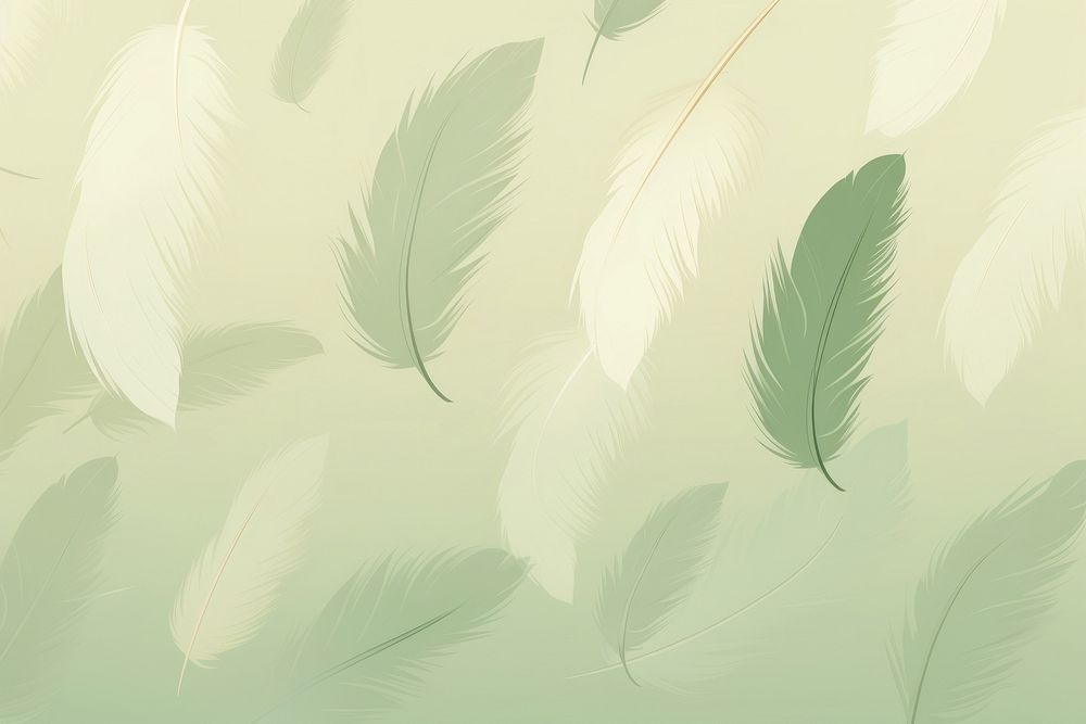 Feather background backgrounds green softness.