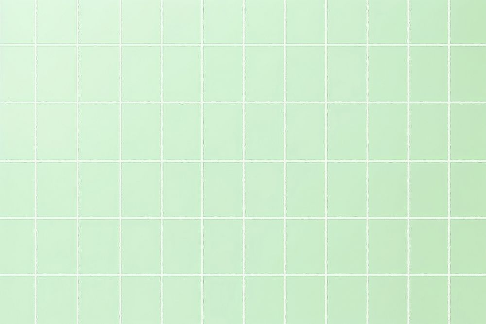 Light green background with grid pattern wall backgrounds.