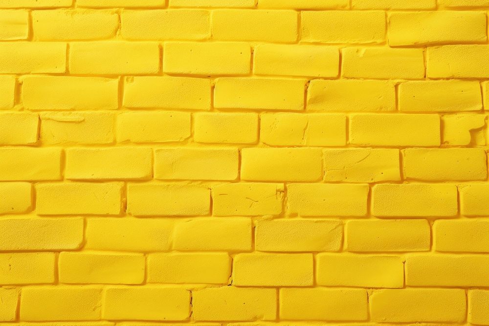 Yellow brick wall background backgrounds architecture repetition.
