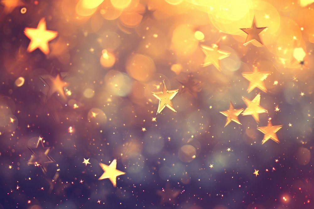 Star pattern bokeh effect background backgrounds outdoors nature.