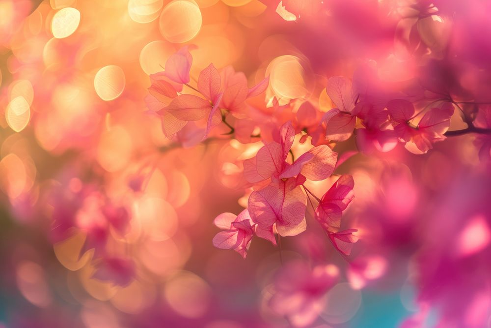 Petal pattern bokeh effect background backgrounds outdoors blossom.