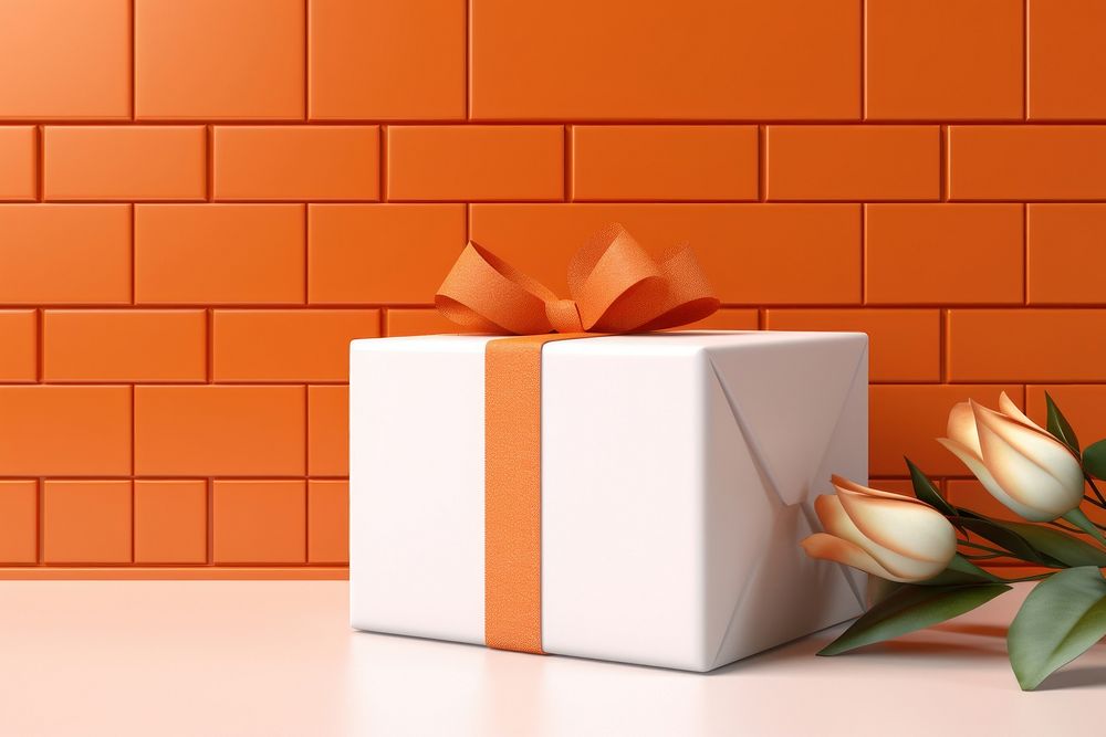 Gift Box  gift brick wall.
