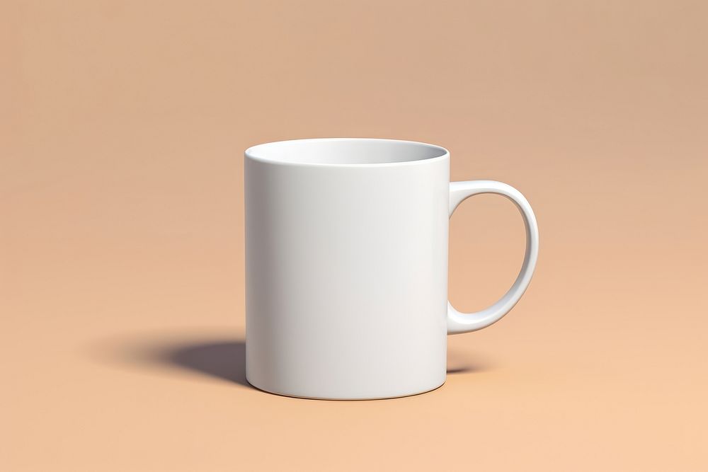 Mug packaging  coffee drink cup.