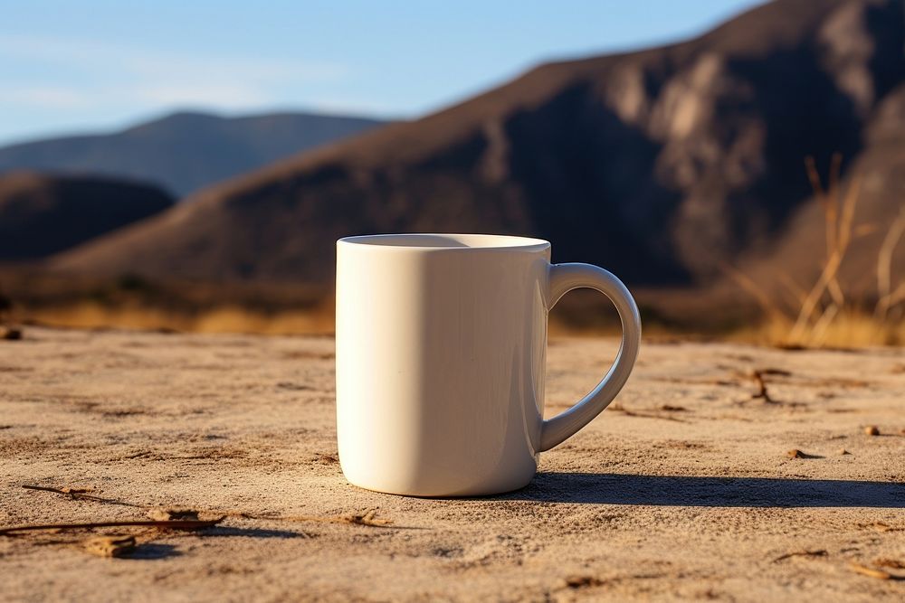 Mug landscape mountain coffee.