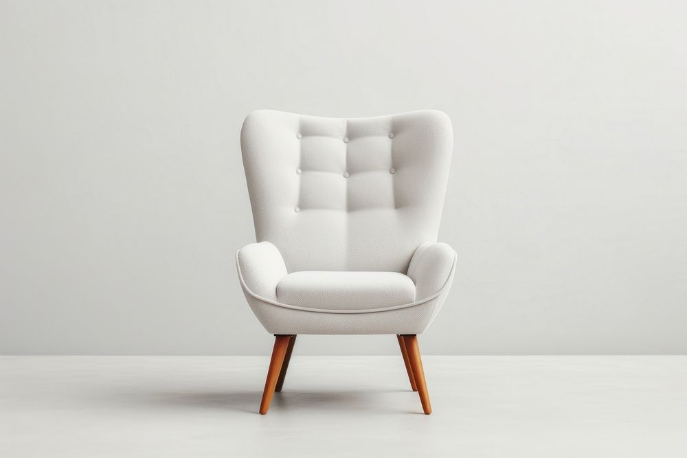 Chair  furniture armchair white.