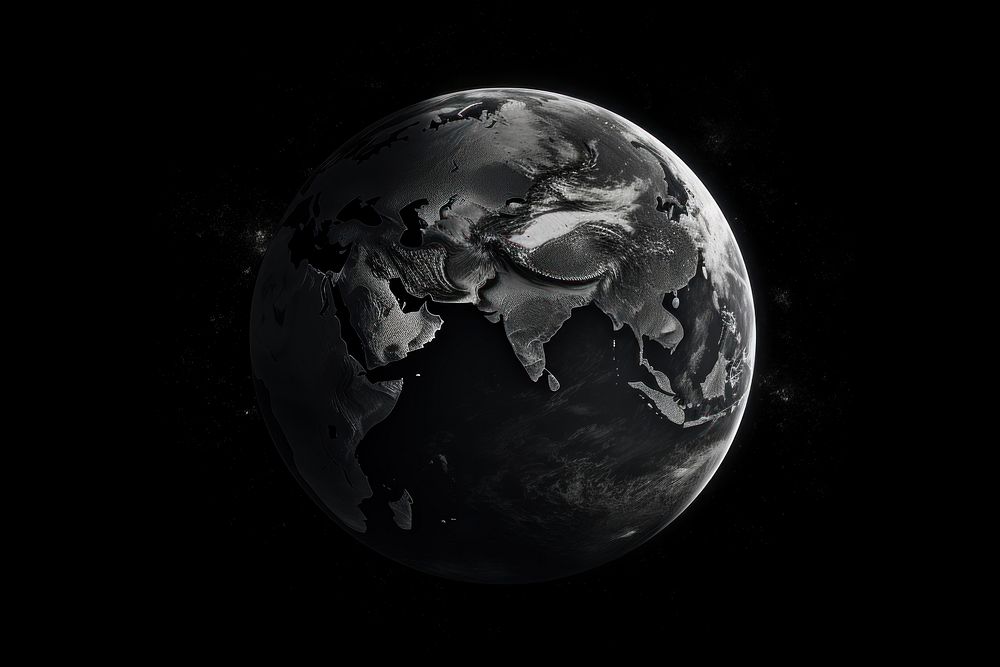 World from space astronomy planet earth. AI generated Image by rawpixel.