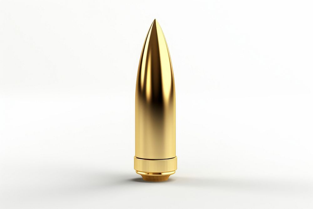 Bullet ammunition weapon gold.