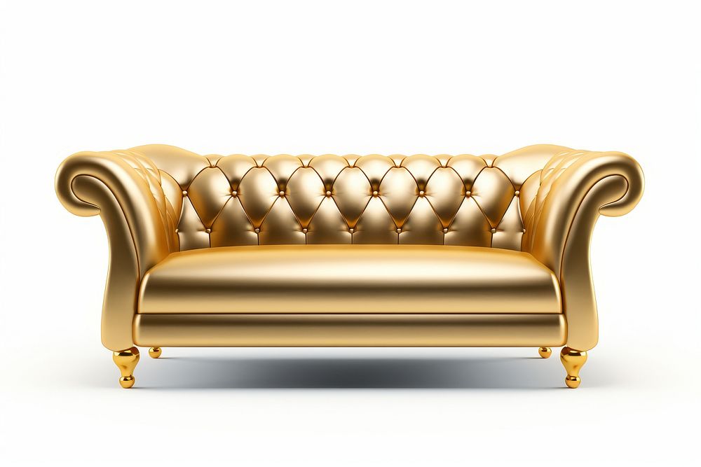 Sofa furniture armchair shiny.