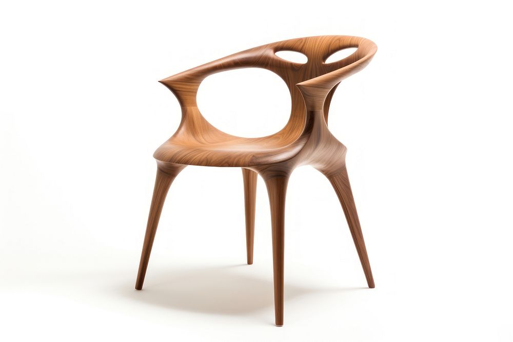 Chair wood simplicity furniture.