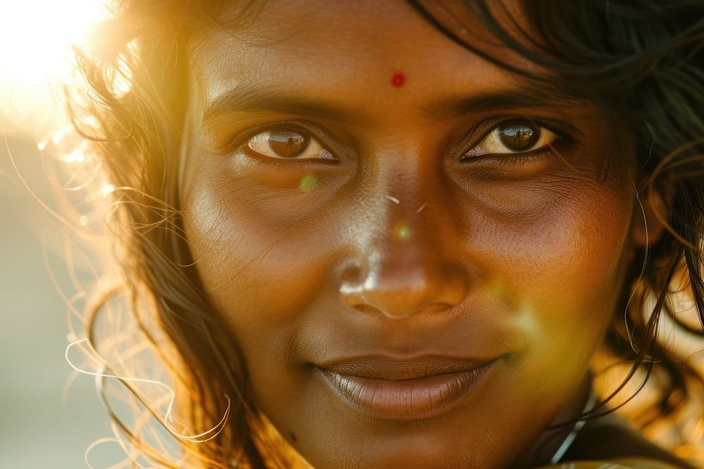 Sri Lankan women photography portrait sunlight.