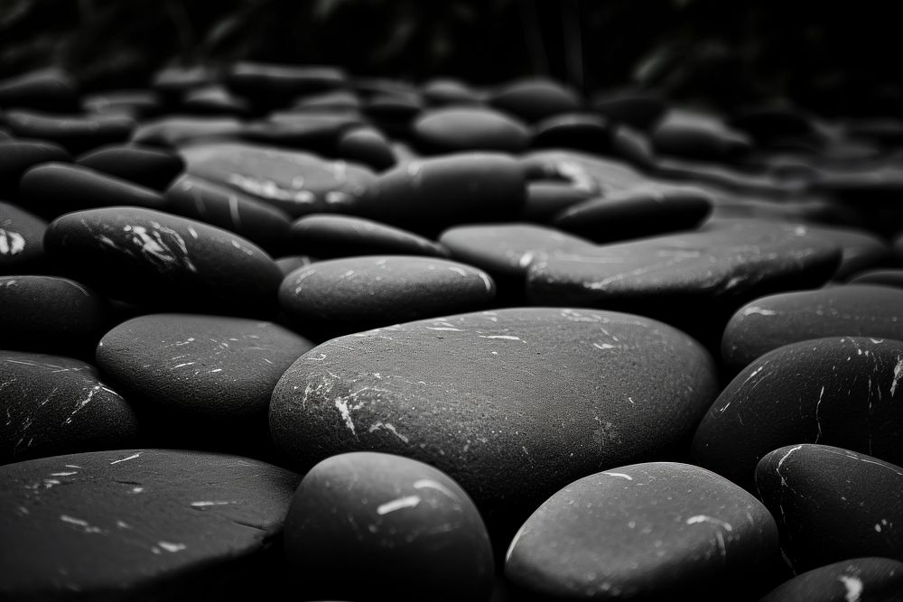 Dark background backgrounds monochrome pebble.