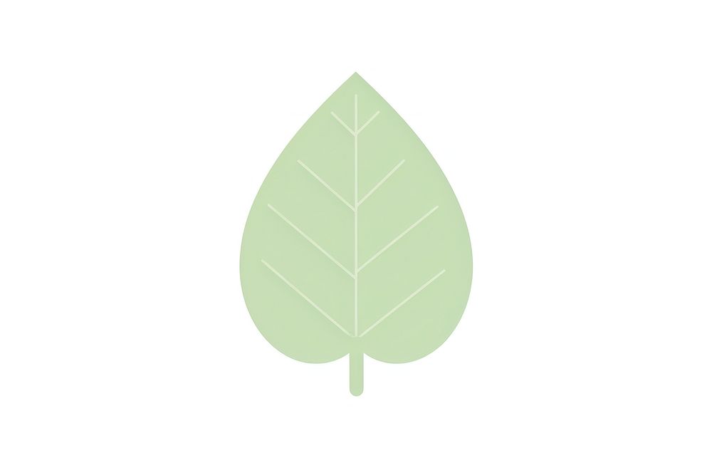 Tree leaf plant tobacco symbol.