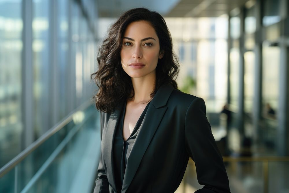  Businesswoman blazer office adult. AI generated Image by rawpixel.