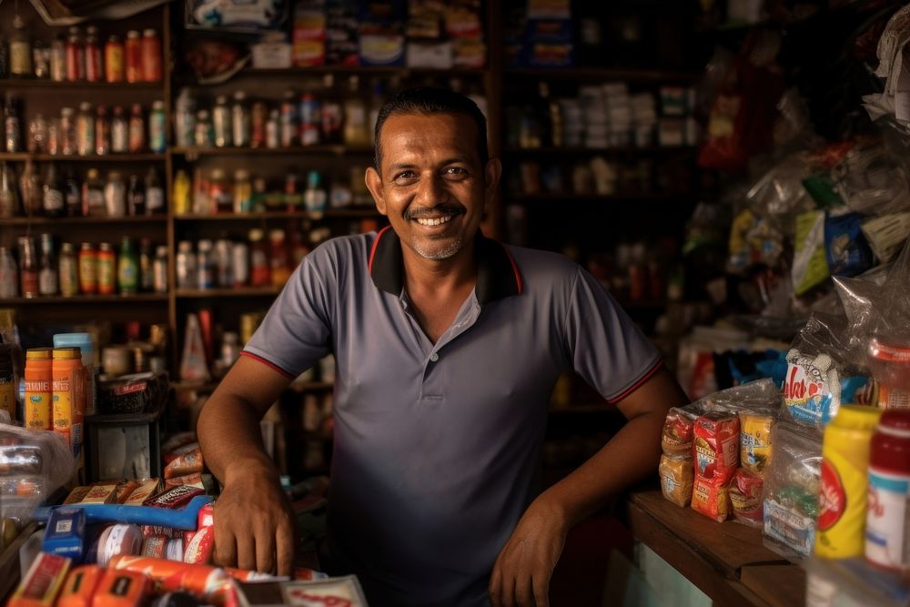 Sri lankan man adult shelf entrepreneur.