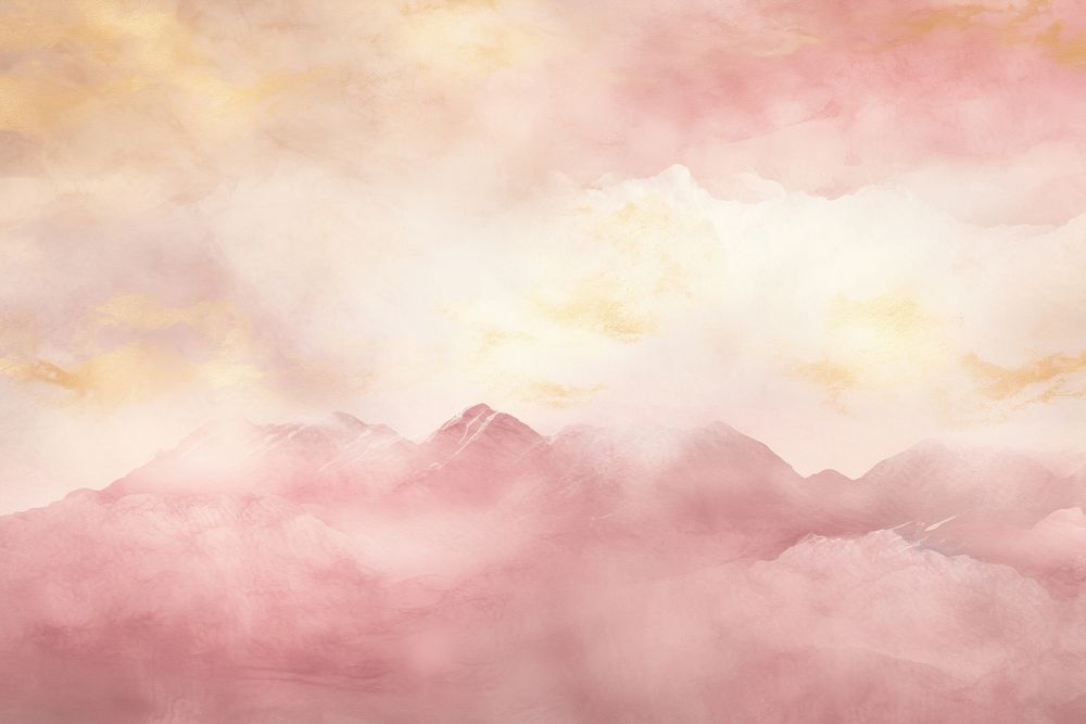 Misty clouds and mountains backgrounds outdoors nature.