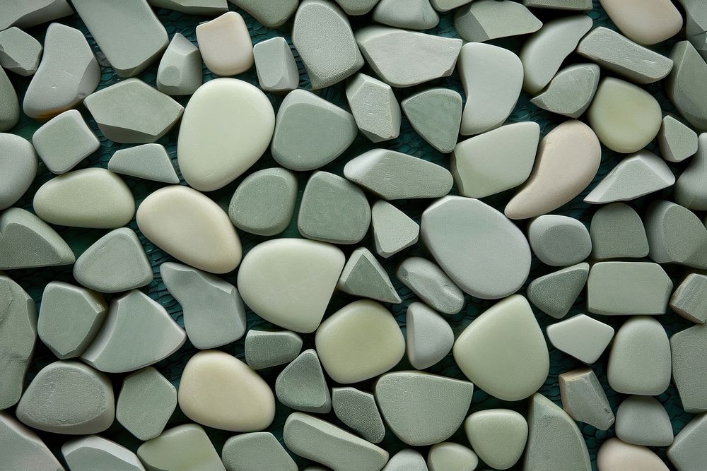 Tile of stones backgrounds pebble shape.