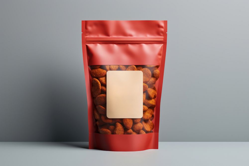 Snack packaging  almond snack food.