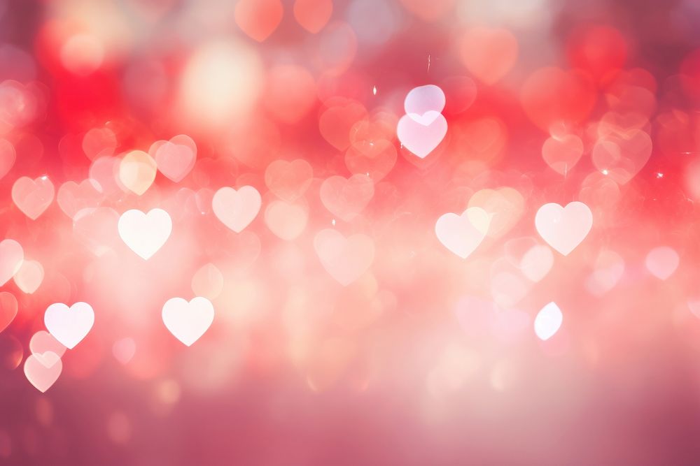  Bokeh background backgrounds abstract heart. AI generated Image by rawpixel.