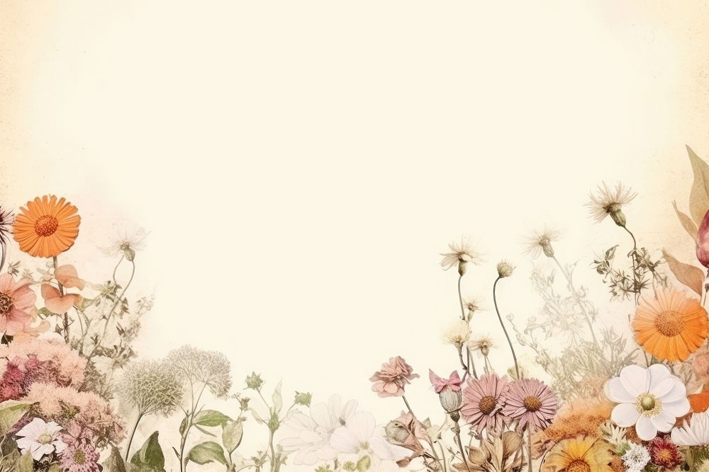 Beautiful wildflower border backgrounds outdoors | Free Photo ...