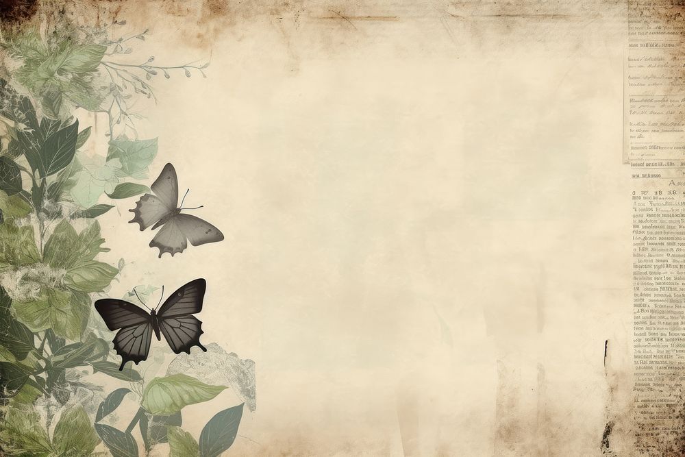 Spring with butterfly border backgrounds outdoors insect.