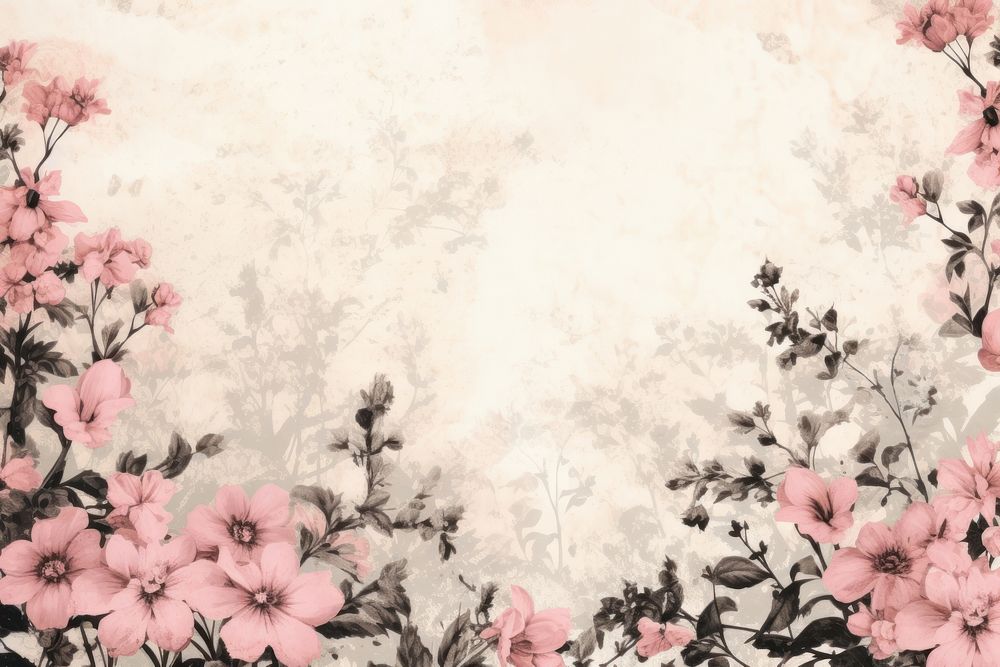 Famous driedflower border backgrounds blossom pattern.