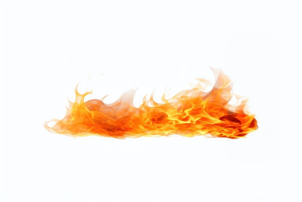 Fire clipart flames motion white background misfortune. AI generated Image by rawpixel.