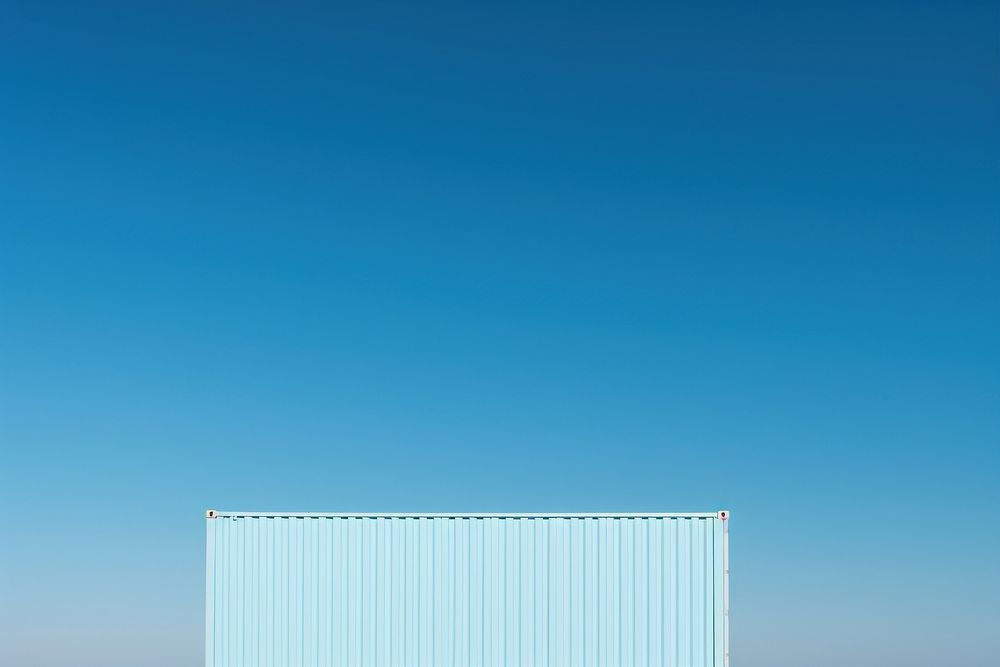 Container sky outdoors horizon.