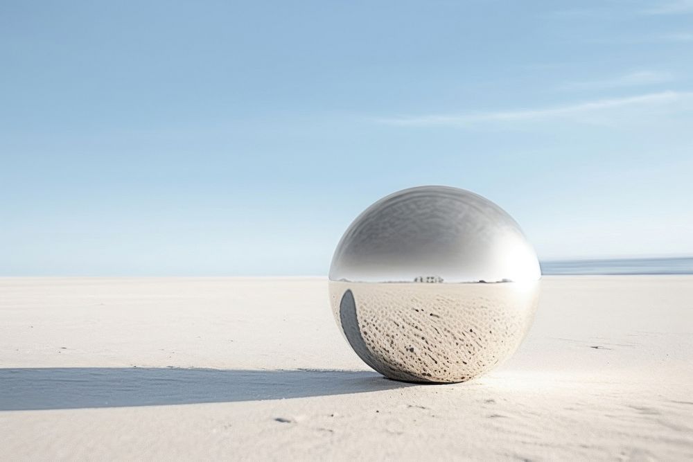 Sculpture sphere sky outdoors.